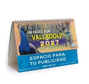 Calendario de mesa con wire-O W-220 UN PASEO POR VALLADOLID