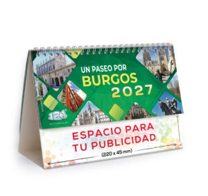 Calendario de mesa con wire-O W-220 BURGOS Y SUS RINCONES