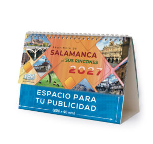 Calendario de mesa con wire-O W-220 SALAMANCA Y SUS RINCONES