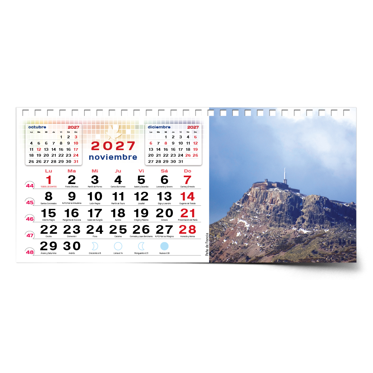 Calendario de mesa con wire-O W-220 SALAMANCA Y SUS RINCONES - Imagen 15