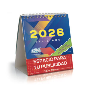 Calendario de mesa con wire-O W-130 CASTILLA Y LEÓN