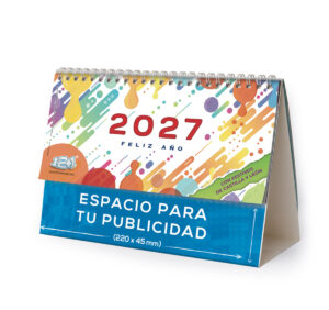 Calendario de mesa con wire-O W-220 NOTAS CASTILLA Y LEÓN