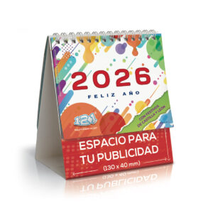 Calendario de mesa con wire-O W-130 FIESTAS NACIONALES