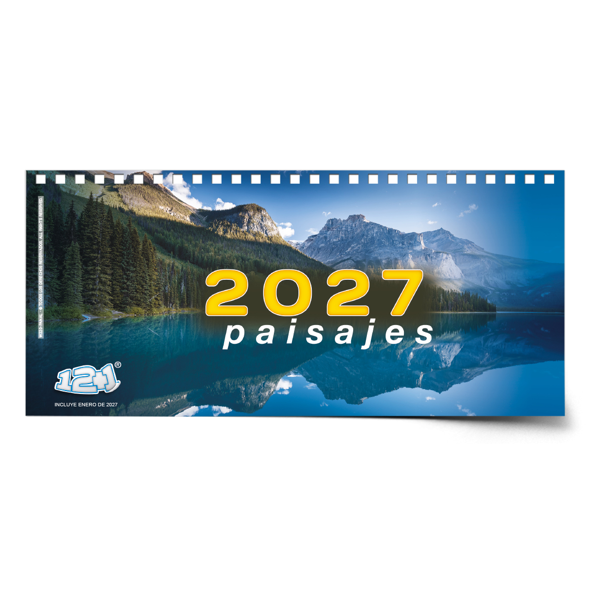 Calendario de mesa con wire-O W-220 PAISAJES - Imagen 4